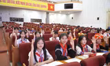 Kỳ họp giả định Hội đồng nhân dân trẻ em đầu tiên ở Lai Châu