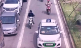 CSGT Hà Nội cho biết, trong 6 tháng qua đã chuyển Cục Đăng kiểm hàng trăm trường hợp vi phạm luật giao thông qua hình ảnh camera. Trong ảnh, xe vi phạm trên làn đường BRT. Ảnh: Trọng Đảng 