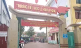 Trong ảnh: Trường Tiểu học Lê Hồng Phong, nơi phụ huynh phản ánh trường cho học sinh yếu kém nghỉ học để thi giáo viên giỏi