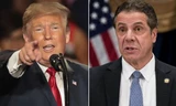 Tổng thống Donald Trump và Thống đốc bang New York Andrew Cuomo 