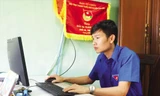 Anh Hoàng Văn Tuân - Bí thư Đoàn xã Đông Cứu