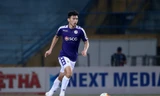 Đoàn Văn Hậu trong màu áo CLB Hà Nội 