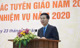 Trưởng Ban Tuyên giáo T.Ư Võ Văn Thưởng phát biểu kết luận Hội nghị ngành Tuyên giáo. Ảnh: V.K