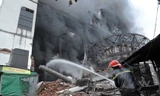 Hiện trường vụ cháy TTTM Hải Dương
