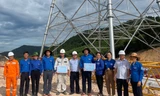 Gần 700 thanh niên Hà Tĩnh tham gia hỗ trợ thi công đường dây 500kV