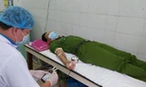 Bí thư đoàn xã 11 lần và Trung úy công an 7 lần hiến máu cứu người