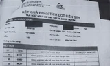 Làm rõ hành vi giả mạo kết quả xét nghiệm gen tầm soát ung thư