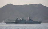 Một tàu tên lửa của Israel trên vùng biển gần cảng Eilat thuộc Biển Đỏ. (Ảnh: IDF)
