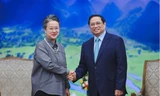 Thủ tướng Phạm Minh Chính tiếp Phó Tổng Thư ký LHQ Armida Salsiah Alisjahbana. (Ảnh: Chinhphu.vn)