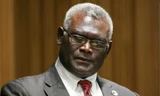 Thủ tướng Quần đảo Solomon Manasseh Sogavare. (Ảnh: AP)