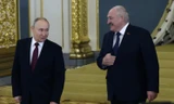 Tổng thống Belarus Alexander Lukashenko (phải) và Tổng thống Nga Vladimir Putin. (Ảnh: Time)