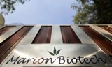 Logo của hãng dược Ấn Độ Marion. (Ảnh: Reuters)