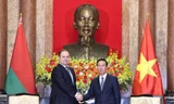 Chủ tịch nước Võ Văn Thưởng tiếp Thủ tướng Belarus Golovchenko