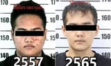 Tay buôn ma tuý Sarahat Sawangjaeng trước và sau khi phẫu thuật