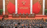 Kỳ họp toàn thể của đảng Lao động Triều Tiên vừa diễn ra. (Ảnh: KCNA)