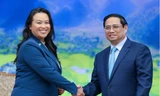 Thủ tướng Phạm Minh Chính và bà Sheng Thao - Thị trưởng thành phố Oakland. (Ảnh: Chinhphu.vn)