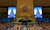 Nghị quyết công nhận Tết Nguyên đán là ngày nghỉ lễ LHQ được thông qua tại phiên họp Đại hội đồng ngày 22/12. (Ảnh: Mofa)