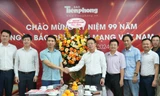 Trung ương Đoàn thăm, chúc mừng Báo Tiền Phong nhân Ngày Báo chí cách mạng Việt Nam 21/6