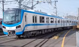 Tàu Metro số 1 chạy thử ở Nhật Bản hồi tháng 3/2020.