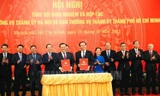 Hai thành phố lớn nhất nước hợp tác toàn diện nhằm thúc đẩy kinh tế - xã hội