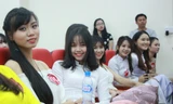 Nữ sinh duyên dáng, tự tin thi tài Hoa khôi sinh viên Việt Nam 2017