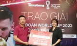 Báo Tiền Phong trao giải đặc biệt Cuộc thi dự đoán kết quả World Cup cho nữ độc giả TPHCM