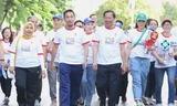 Chủ tịch UBND TP.HCM tham gia chương trình đi bộ vì hòa bình, hợp tác và phát triển