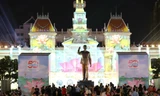 Mãn nhãn màn trình diễn công nghệ 3D 'Sắc màu thành phố Bác'