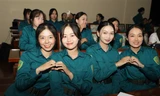 Xuất quân khối Nữ du kích miền Nam tham gia huấn luyện diễu binh, diễu hành dịp 80 năm Quốc khánh 