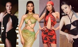 Không chỉ Thuỳ Tiên, Tiểu Vy-Kỳ Duyên và nhiều nàng hậu cũng mê kiểu váy xẻ chân ngực sexy