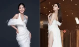 Đụng váy xẻ với Lương Thùy Linh, Nam Em khoe nhan sắc sexy trước thềm chung kết Miss World Vietnam
