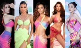 Dàn Hoa - Á hậu mê mẩn kiểu váy như đồ bơi: Thuỳ Tiên, Lương Thuỳ Linh nổi bật với vóc dáng sexy