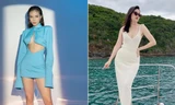 Kỳ Duyên diện váy xẻ chân ngực táo bạo, Á hậu Thanh Tú khoe body nóng bỏng trên biển