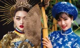 Hai lần giành giải Trang phục dân tộc đẹp nhất của người đẹp Việt ở Hoa hậu Quốc tế