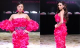 Võ Hoàng Yến - Vũ Thu Phương cùng khoe vai trần quyến rũ khi 'đọ trình' catwalk
