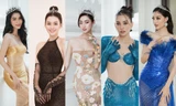 Tiểu Vy nóng bỏng tựa 'nàng tiên cá', đọ sắc dàn Hoa - Á hậu đình đám trên thảm đỏ