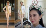 Vương miện 12 tỷ đồng của Hoa hậu Thuỳ Tiên gặp sự cố trong chuyến công tác châu Âu