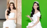 Đụng váy với đàn chị Đỗ Thị Hà, nàng 'Á hậu cao kều' Bảo Ngọc khoe đôi chân dài miên man
