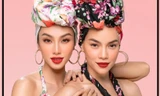 Hoa hậu Thuỳ Tiên tung ảnh như chị em sinh đôi với Hà Hồ, úp mở về dự án mới làm fan tò mò