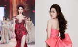 Đỗ Thị Hà khoe vai trần ngọt ngào, Lương Thuỳ Linh đẹp tựa 'nữ thần' trên sàn catwalk