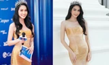 Á hậu Phương Anh và thí sinh Miss World Vietnam 'bắn' tiếng Anh, tiếng Pháp trên thảm đỏ