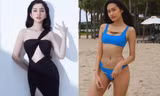 Cẩm Đan diện váy xẻ chân ngực sexy, Doãn Hải My khoe dáng 'bỏng mắt' với bikini