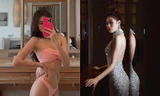 Đỗ Thị Hà hiếm hoi đăng ảnh nóng bỏng với bikini, Khánh Vân khoe trọn lưng ong nuột nà 
