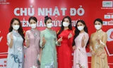 Dàn hoa hậu, á hậu diện áo dài nền nã tham dự họp báo Chủ nhật Đỏ năm 2022
