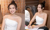 Đỗ Thị Hà khoe vai trần quyến rũ, trao 5 tấm vé cuối vào Chung khảo Miss World VN 2022