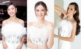 Cùng diện váy lông vũ, Á hậu Tường San và Thúy Vân khoe nhan sắc trẻ đẹp dù đều đã là 'gái một con'