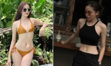 Hoa hậu Kỳ Duyên diện crop-top khoe eo siêu bé, Hoa khôi Thuý Vi nóng bỏng với bikini 