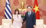 Chủ tịch Quốc hội Vương Đình Huệ hội kiến Tổng thống Hy Lạp Katerina Sakellaropoulou