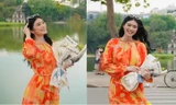 'Đối thủ' của Đỗ Thị Hà ở Miss World khoe sắc xinh đẹp ở Hồ Gươm, 'mê mẩn' ẩm thực đường phố Hà Nội