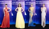 Đỗ Thị Hà, Lương Thuỳ Linh và dàn mỹ nhân nóng bỏng trên thảm đỏ họp báo chung kết Miss World VN